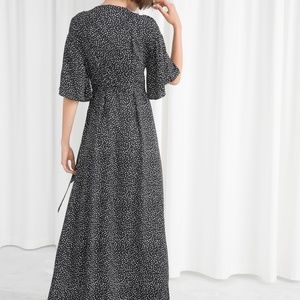 kimono wrap maxi dress